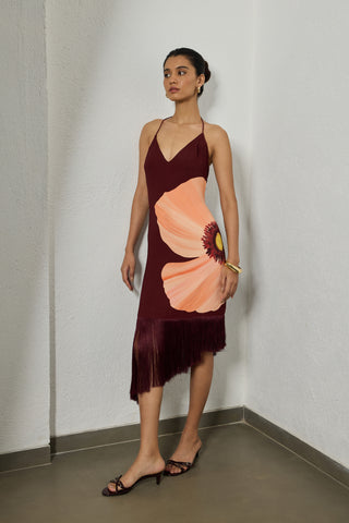 Astoria Dress - Poppy Rouge