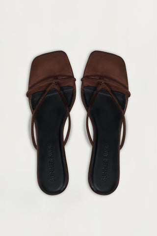 Cassie Wedge Sandal - Espresso