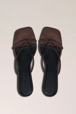 Cassie Wedge Sandal - Espresso