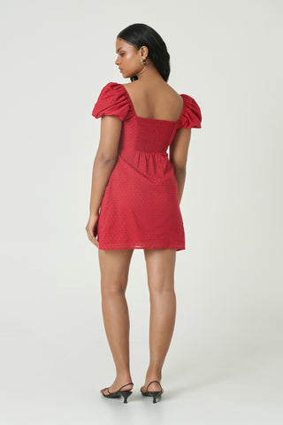 Dominica Dress - Cherry