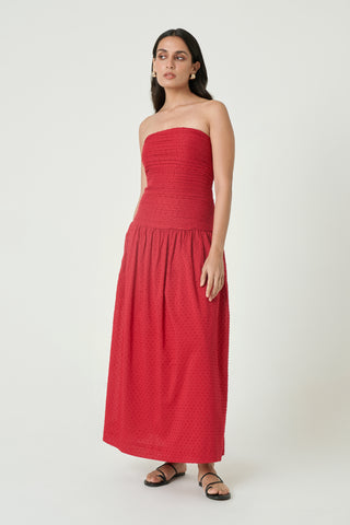 Florence Dress - Cherry