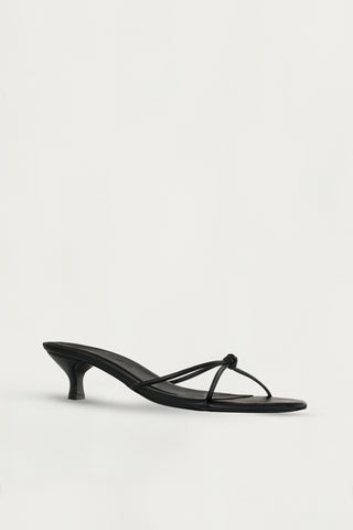 Kayla Heeled Sandal - Black