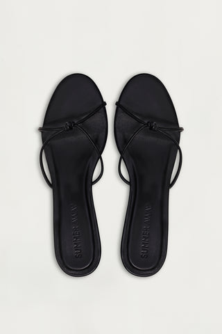 Kayla Heeled Sandal - Black