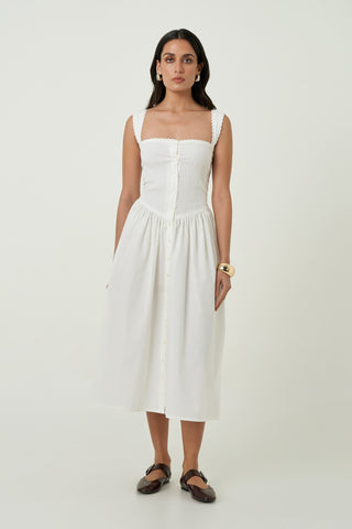 Luna Dress - White