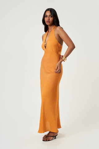 Malta Dress - Tangerine
