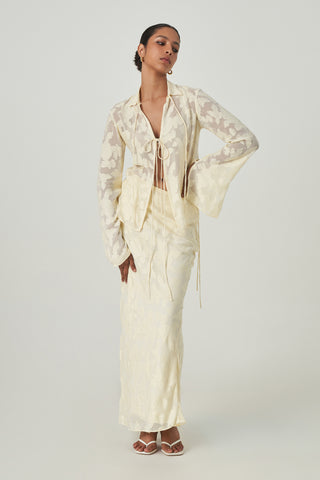 Merlette Top - Pale Yellow