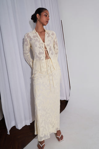 Evora Skirt - Pale Yellow