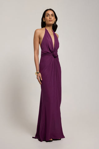 Oriana Dress - Grape