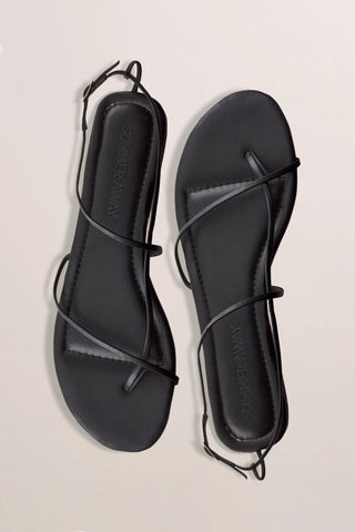 Remy Flat Sandal - Black