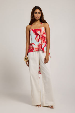 Selani Top - Corallo Floral