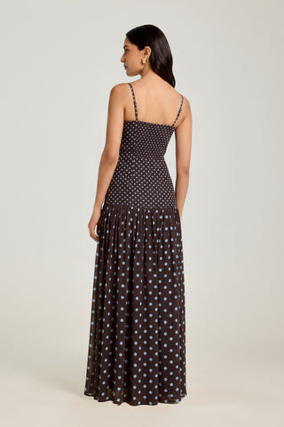 Venara Dress - Glacier Dot
