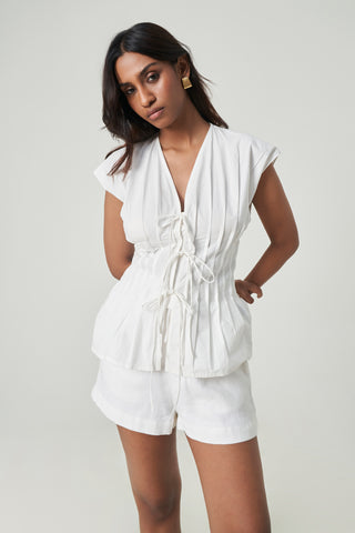 Deia Shorts - White