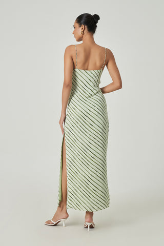 verona midi dress VERONA DRESS IN BLUE