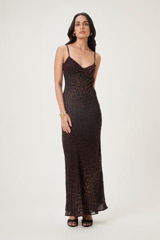 Yara Dress - Leopard, XS | Midi Dress For Women by Summer Away Yara Dress - Leopard, XS | Midi Dress For Women by Summer Away