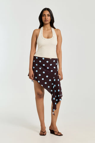 Zirra Skirt - Glacier Dot